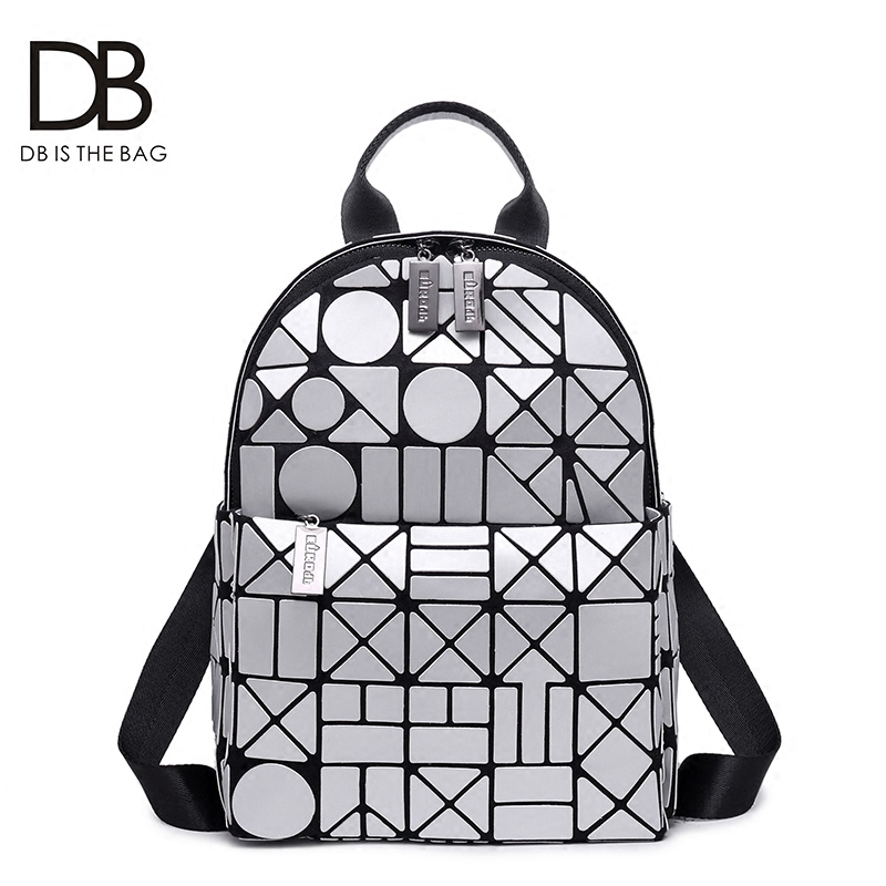 镭射包几何菱格包女包