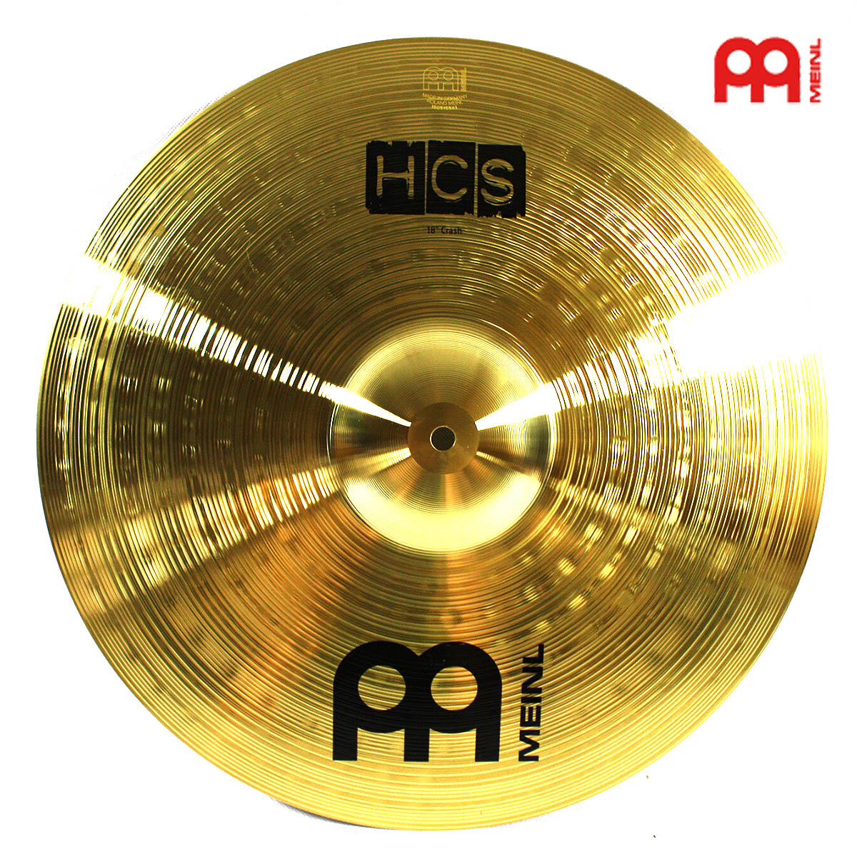 德国进口meinl麦尔hcs18寸crash吊镲强音包邮镲片