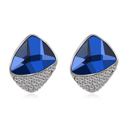 Mu-Mu-jewelry rhinestones hypoallergenic earrings in fresh minor quality women''s simple, versatile earrings accessories 861