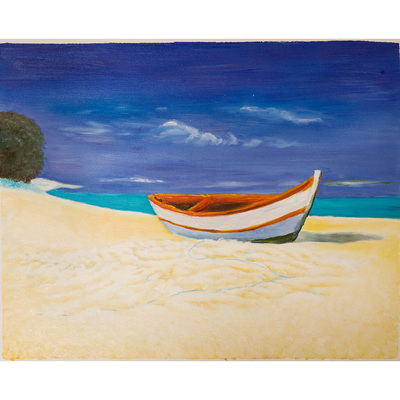 《夏日海边》彼得.帕夫洛维奇.马斯洛夫 伯爵夫人油画馆