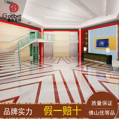 佛山品牌地砖西班牙玫瑰红客厅室内瓷砖防滑砖全抛釉地板砖800800