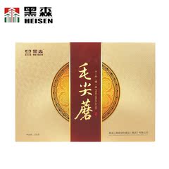 黑森 东北特产礼盒黄蘑无根 毛尖蘑菇盒装150g 精品菌菇礼品盒装