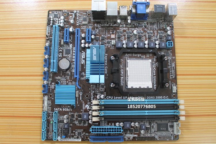 华硕880g m4a88td-m am3主板 ddr3内存 支持sata3.