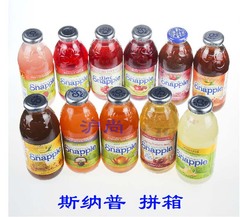 思乐宝 斯纳普Snapple 粉色柠檬等 六种口味拼箱 饮料 473ml*12