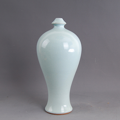 河南省高级民间艺术大师 韩琴 天青釉梅瓶小号【汝瓷】