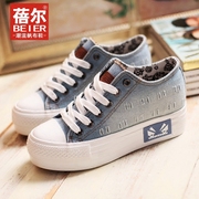 Betty's thick high sneakers women's shoes at the end of spring of 2016 new Korean low-top Sneakers Shoes student shoes