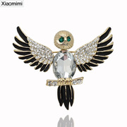 Post Korean version of smile package OWL brooch fancy brooch pin clasp Korea brooch suit coat women