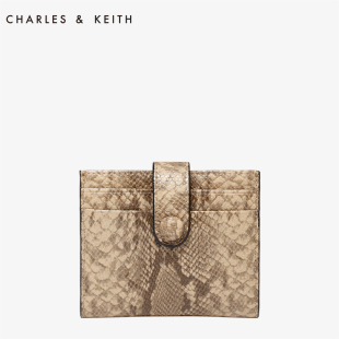 lv禮盒包裝 CHARLES KEITH 卡包 CK6-50700512 歐美壓紋折疊卡包錢包配禮盒 lv盒子包