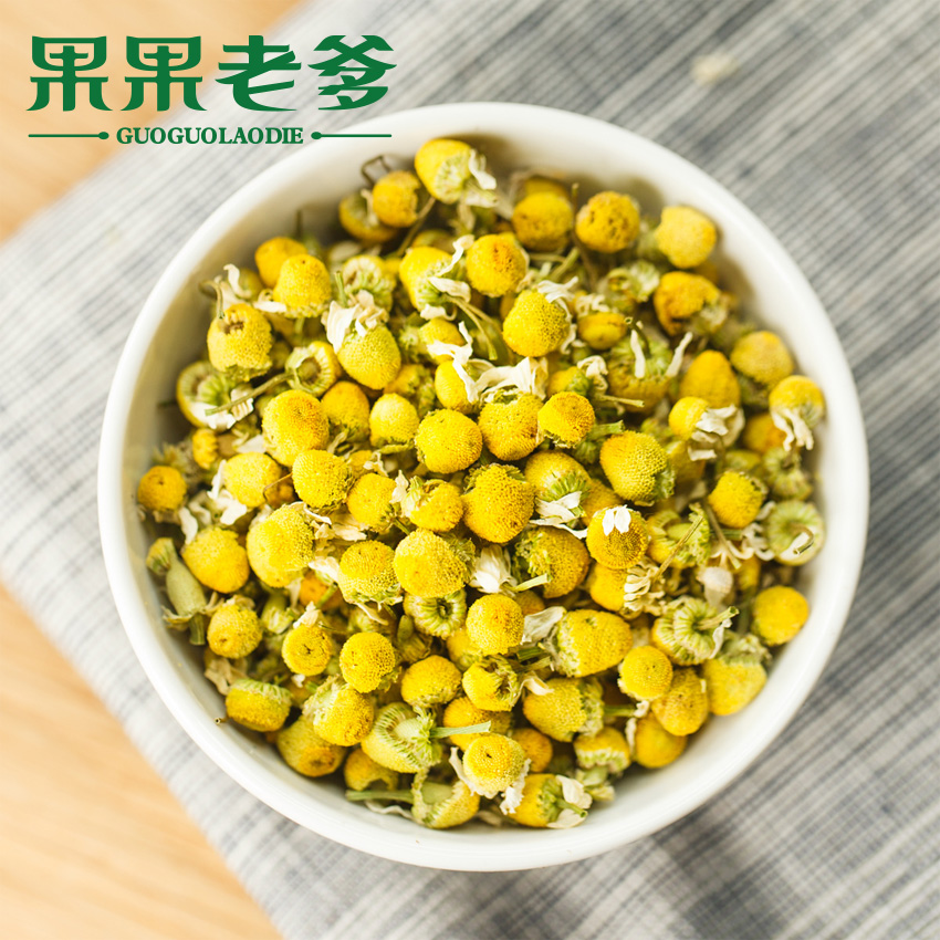 果果老爹 洋甘菊茶 正宗菊花茶花草茶 瓶装26g包邮 正品特价精选产品展示图3