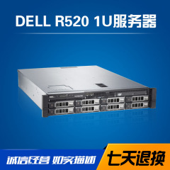 DELL R520 2U服务器6TB 存储RAID5 静音 1356针 监控主机