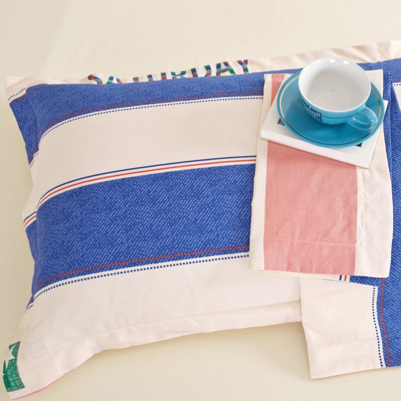 全棉信封枕套一对 学生单人枕套 宿舍寝室单枕套一对产品展示图3