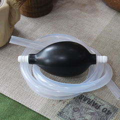 茶具排水球铜接口 茶盘排水管带吸水球 茶道配件硅胶管排水球包邮