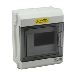 IP66防水配电箱4-6位断路器空气开关盒户外明装布线箱照明箱