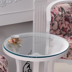 软玻璃加厚PVC桌布防水防烫塑料台布餐桌垫茶几垫透明磨砂水晶板