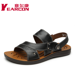 YEARCON/er Kang 2015 summer new men's leather leisure men's shoes sandal Sandals sandals