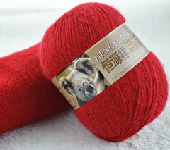 羊绒线 中粗手编考拉黛貂绒毛线 手织羊绒线 机织羊绒毛线 特价