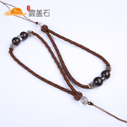 Yun Gaishi pendant hand-woven rope pendant Crystal pendant rope necklace pendant jewelry DIY fashion accessories