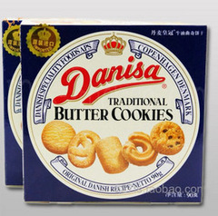 限时特价 进口零食丹麦皇冠曲奇8盒起 江浙沪包邮 真正的吃饼干！