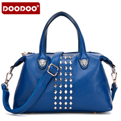 Doodoo2015 fall/winter new fashion women's baodan hand rivet the shoulder bags slung ladies bag autumn tides