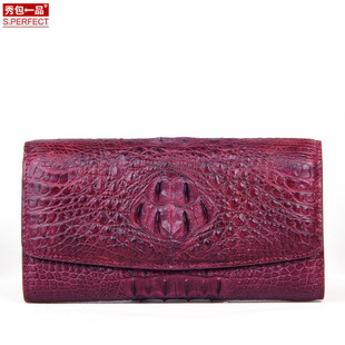 gucci322069皮破了 秀包一品 鱷魚皮真皮女士錢包 純皮長款錢夾 高檔手拿皮夾正品 gucci323660