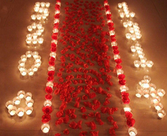 套餐引路 生日 告白 求爱 求婚蜡烛套餐引路 浪漫 创意 道具包邮