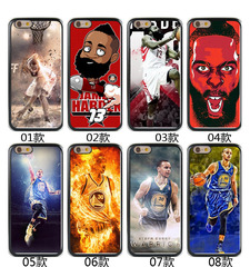 iphone7手机壳苹果7 plus硅胶软壳全包篮球星定制NBA哈登库里