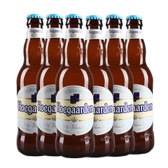 新货 比利时原装进口啤酒Hoegaarden福佳白啤 白啤酒330ml*6瓶
