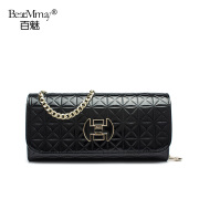 Hundred magic rhombic new clutch bag leather large zip around wallet wallet chain shoulder-slung small bag women bag 2015 summer tide