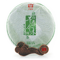 正品大益普洱茶 2013年301 早春乔木圆茶 生茶357g  云南勐海茶厂