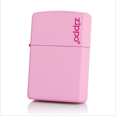 ZIPPO 原装正品 粉红哑漆商标 238ZL【盛达Zippo】