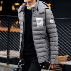 冬季青年男士棉袄中长款大衣棉服外套2016韩版修身冬装加厚棉衣潮