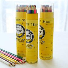 笔袋子●真彩桶装彩色铅笔 36色儿童涂鸦绘画秘密花园填色彩笔