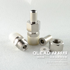 不锈钢焊接式直通接头 压力表焊接接头 对焊直通 NPT1/2-14mm