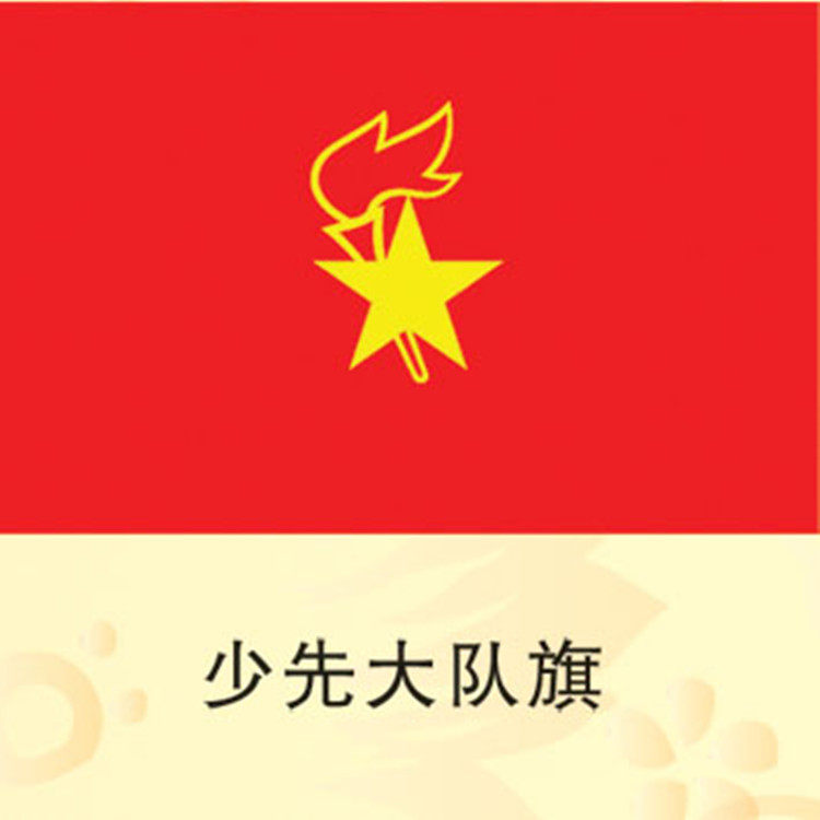 包邮少先队队旗大队旗中队旗小队旗春亚纺材料120x90cm少先队旗