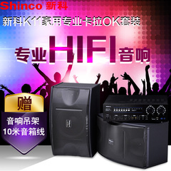 Shinco/新科 K11 家庭K歌音箱专业会议舞台家用大功率ktv音响套装