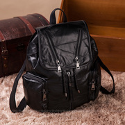 Hundreds of charming autumn 2015 new Sheepskin ladies shoulder bag leather handbag backpacks school backpack bag