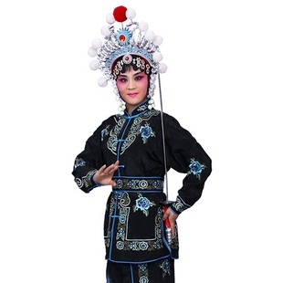 梨园戏装京剧越剧戏曲戏剧虞姬女斗篷绣凤女披风舞台表演民族服装