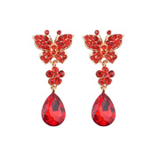 Good pretty earrings earrings jewelry Butterfly flowers wedding wedding dress accessories earring jewelry earing