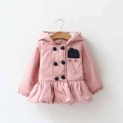 女宝宝冬装棉衣外套 0-3岁女童棉服儿童棉袄1-2岁婴儿韩版童装潮