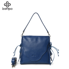 Mountain spring/summer new fashion genuine leather women bag counter 2015 leather tassel baodan shoulder-slung Duffle Bag