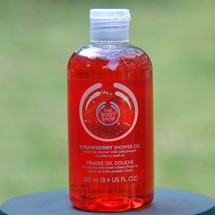 15年新版The Body Shop 美体小铺草莓美白保湿沐浴胶/沐浴露250ml