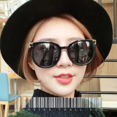 欧美格墨镜女潮2016 韩版偏光个性太阳镜韩国复古眼镜 可配近视