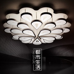 客厅灯led吸顶灯 简约现代花形卧室灯温馨浪漫个性创意餐厅灯具
