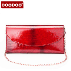 Doodoo new Korean purse 20 percent handbag wallet bills caught in Europe and America long bi-fold wallet card-black cross