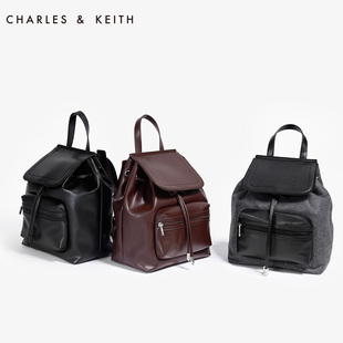 lv復古大包 CHARLES KEITH 雙肩包 CK2-20741285 復古毛氈氣質大包 lv復古