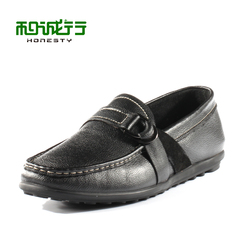 He Chenghang and New England 2015 summer wind soft cow leather men's casual shoes men's shoes 0660102