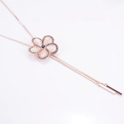 Package mail compose well women sweater chain necklace long Korea fashion Korean wild Jewelry Gifts