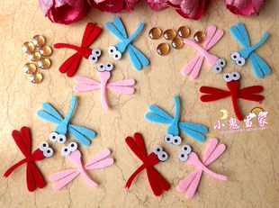 无纺布蜻蜓贴花墙贴 小学教室儿童房墙面环境材料用品 饰 幼儿园装