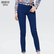 Linda 2015 spring new Qing bi ladies Korean slim Joker trousers skinny jeans skinny jeans