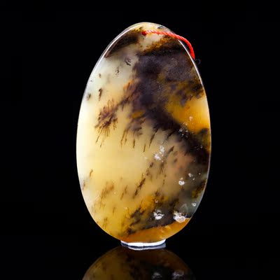 天然精品黄龙玉5572 海藻黄龙玉挂件 重23.26g